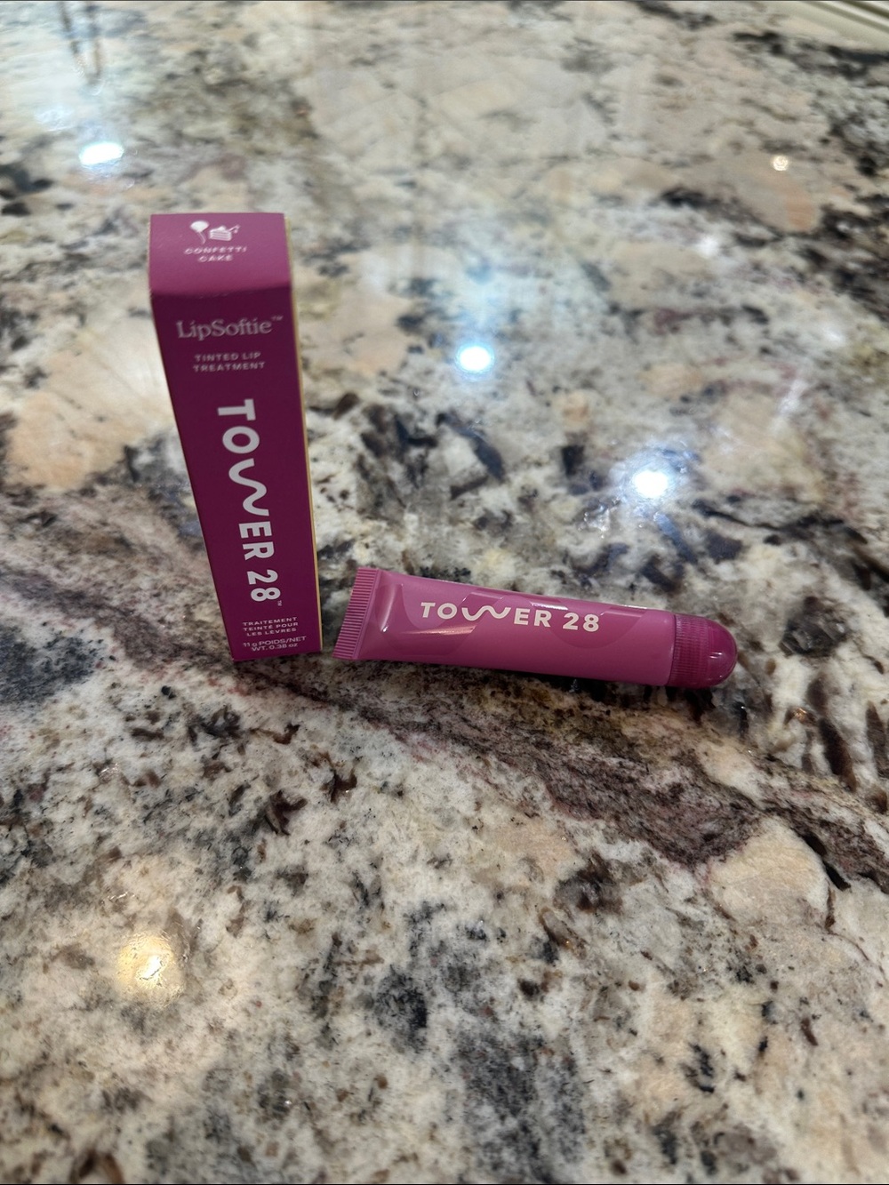 Tower 28 LipSoftie Tinted Lip Treatment — Confetti Cake